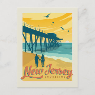 New Jersey Shorline Briefkaart