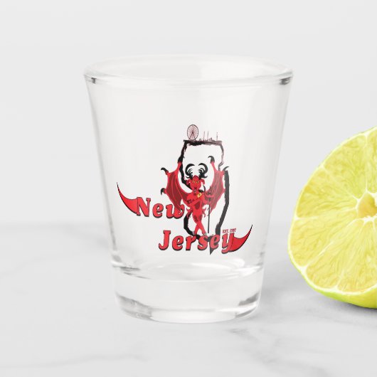 New Jersey Shot Glass Shot Glas (Voorkant)