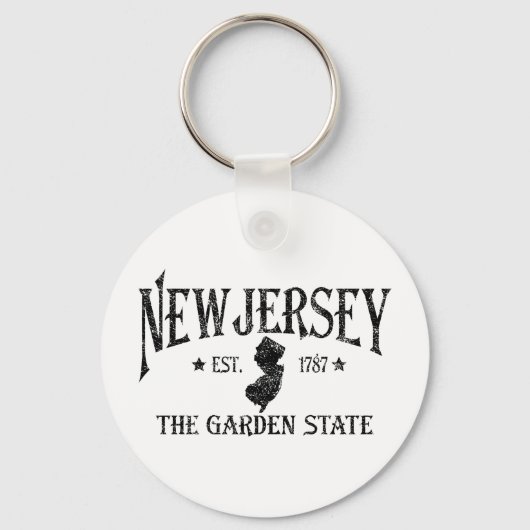 New Jersey Sleutelhanger (Voorkant)