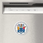 New Jersey staat zegel Amerika republiek symbool v Magneet (Insitu (Vaatwasser))