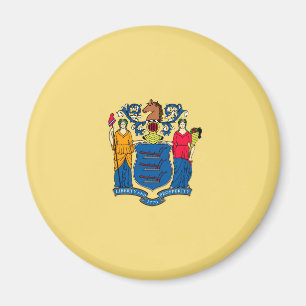 New Jersey State Flag Design Magneet