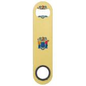 New Jersey State Flag Design Speed Flessenopener (Achterkant)
