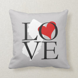New Jersey State Love Pillow Kussen