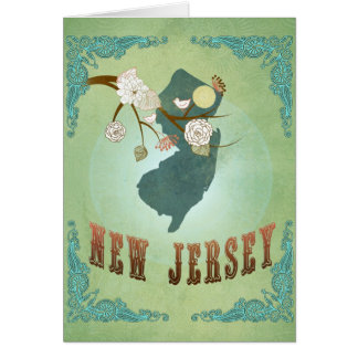 New Jersey State Map - Green