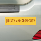 New Jersey State Motto Bumpersticker (Op auto)