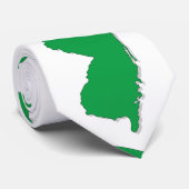New Jersey State Outline Cravate (Roulé)