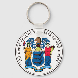New Jersey State Seal Sleutelhanger