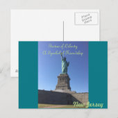 New Jersey Statue of Liberty Briefkaart (Voorkant / Achterkant)