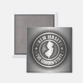 "New Jersey Steel" magneten (Voorkant / Achterkant)