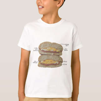 New Jersey Taylor Ham Anatomy T-shirt