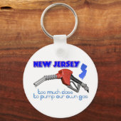 New Jersey: Te veel klasse om ons eigen gas te pom Sleutelhanger (Voorkant)