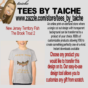 New Jersey Territory Fish The Brook Trout 2 Tri-Blend Shirt