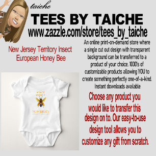 New Jersey Territory Insect Europese honingbij Romper