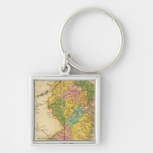 New Jersey US Sleutelhanger (Voorkant)