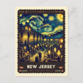 New Jersey | Vincent van Gogh geïnspireerd Briefkaart (Voorkant)