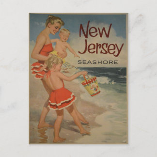 New Jersey Vintage Travel Poster Briefkaart