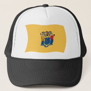 New Jersey Vlag Hoed Trucker Pet