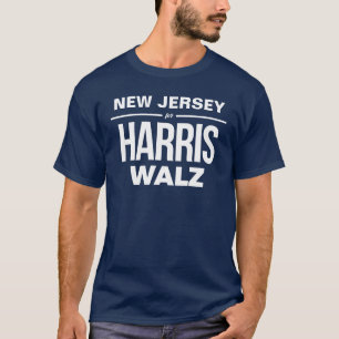 New Jersey voor Harris Walz T-shirt
