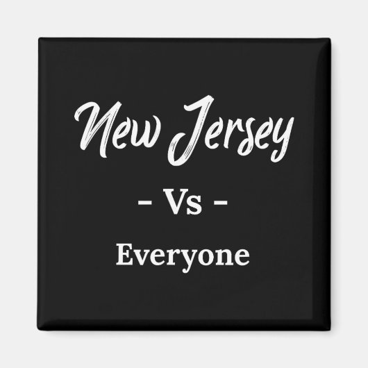 New Jersey Vs Everyone  Magneet (Voorkant)