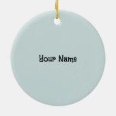 New Jersey vuurtorenornament Keramisch Ornament (Achterkant)