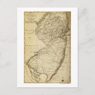New JerseyPanoramic MapNew Jersey Briefkaart