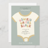 New Kid on the Block Baby Shower (Voorkant / Achterkant)