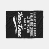 New Knee Funny Wizard Knee Replacement Surgery Rec Fleece Deken (Voorkant (Horizontaal))