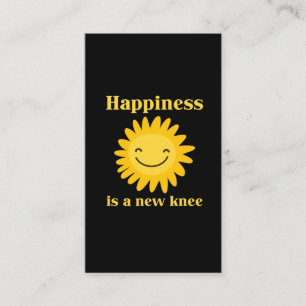 New Knee Replacement Funding Surgery Recovery Gift Visitekaartje