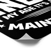 New Knee Replacement Surgery Get Well Recovery Gag Poster (Hoek)