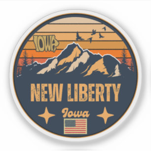 New Liberty, Iowa Sticker