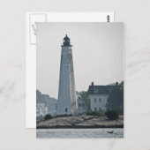 New London Harbour Light River Uitzicht Briefkaart (Voorkant / Achterkant)