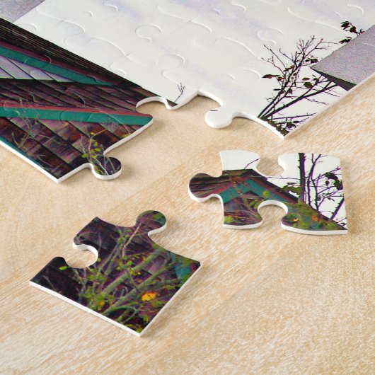 New London Harbour Lighthouse Connecticut Puzzle Legpuzzel (Zijkant)