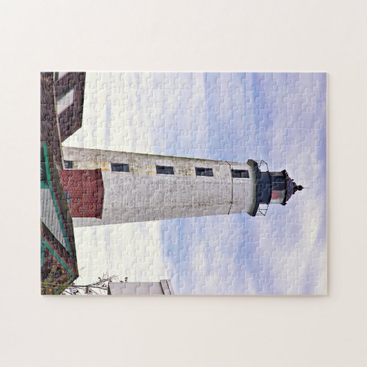 New London Harbour Lighthouse Connecticut Puzzle Legpuzzel (Horizontaal)