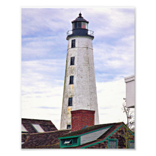 New London Harbour Lighthouse, CT Photo Print Foto Afdruk