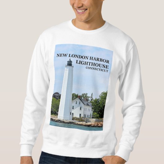 New London Harbour Lighthouse, CT Sweatshirt (Voorkant)