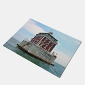New London Ledge Lighthouse, Connecticut door Mat (Schuin)