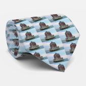 New London Ledge Lighthouse, Connecticut Mannen St Stropdas (Opgerold)