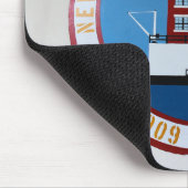 New London Ledge Lighthouse, Connecticut Mousepad Muismat (Hoek)