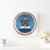 New London Ledge Lighthouse Connecticut Wall klok (Huis)