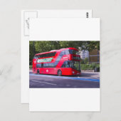 New London Red Bus Briefkaart (Voorkant / Achterkant)