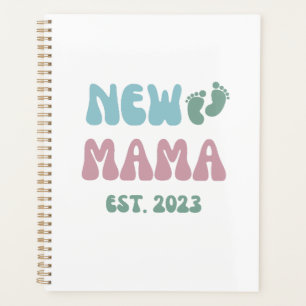 New Mama Est 2023 - Planner avec Gold Binding