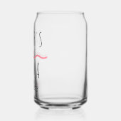 New Mama with Custom Name, Title & Est. Year Blikvorm Glas (Links)