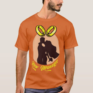 New Manager Rings Bride Marriage Bridesmaid Maid O T-shirt
