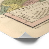 New Map of Virginia Poster (Hoek)