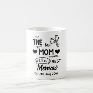 NEW Memaw MUG - Personnalisé pour grand-mère, Gigi