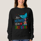New Mermaid In 3rd Grade Matching Mermaid Student Trui (Voorkant)