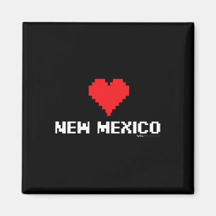 New Mexico 8-bit Gamer Staat Magneet
