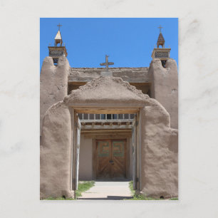 New Mexico Adobe Church Briefkaart