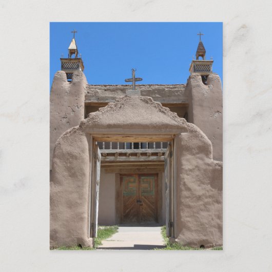 New Mexico Adobe Church Briefkaart (Voorkant)