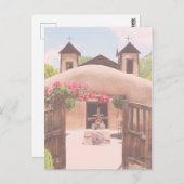 New Mexico Adobe Church Briefkaart (Voorkant / Achterkant)